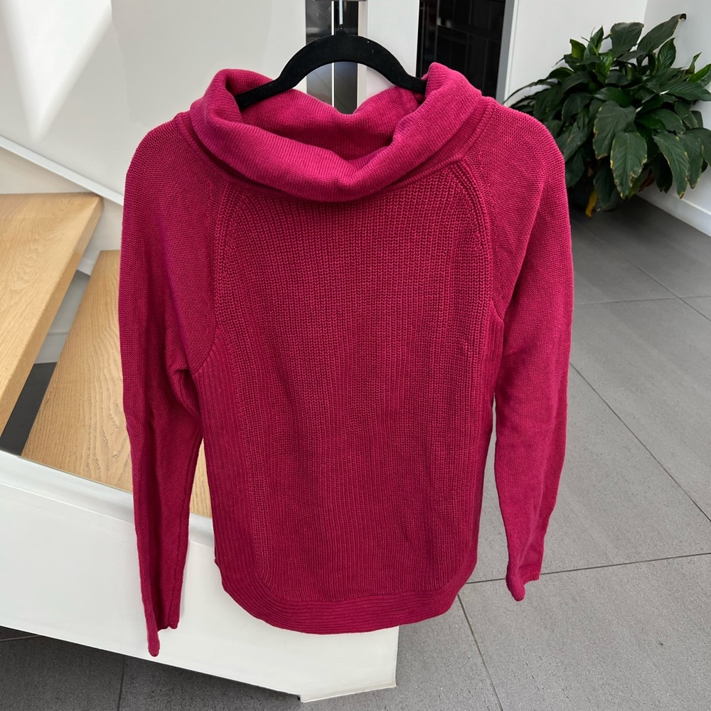 Womens cowl neck sweater.